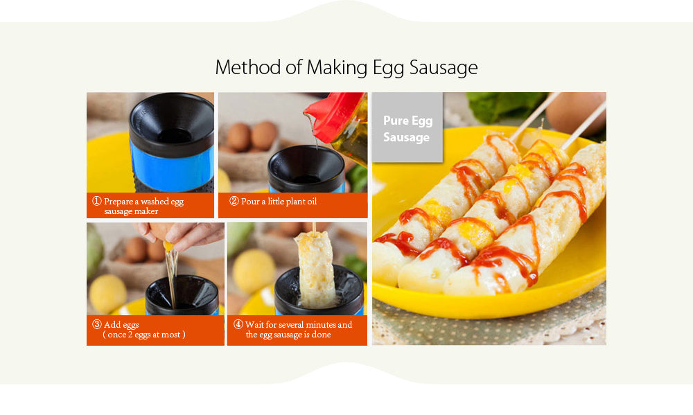DIY Electric Omelette Master Sausage Machine